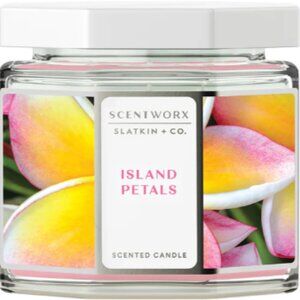 NIB ScentWorx Island Petals 3-Wick Candle